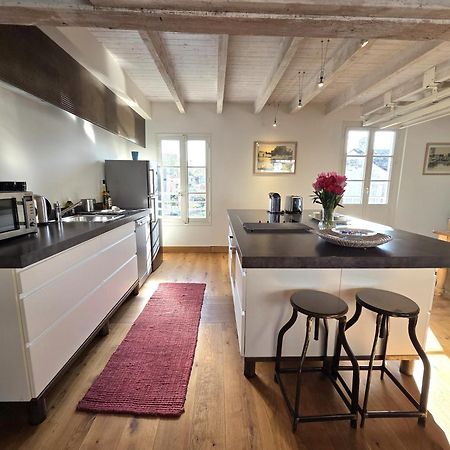 Апартаменты Quai 3 Loft Moderne Et Lumineux Les Pieds Dans L'Eau Жарнак Экстерьер фото